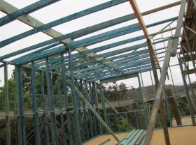 And now for the roof framing...